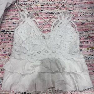 White Lace Top!
